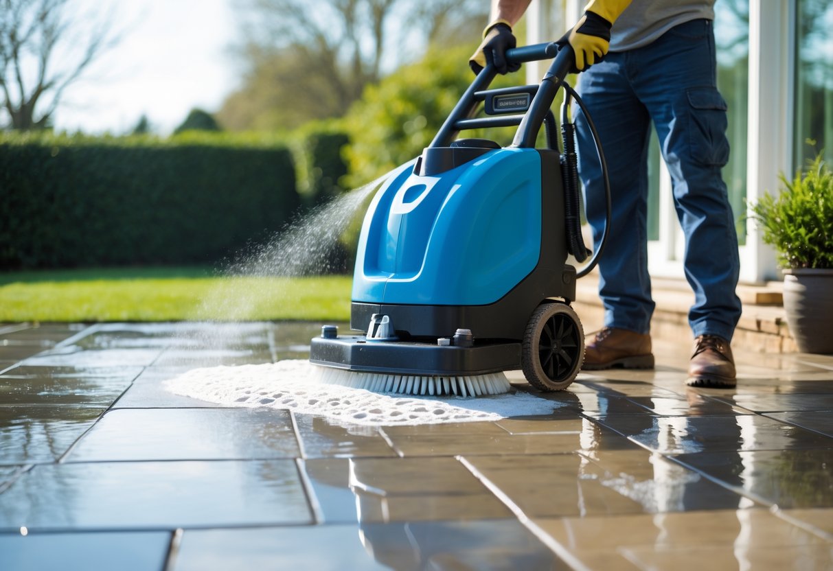 Saadan faar du flotte fliser med en fliserenser til udendoers brug
